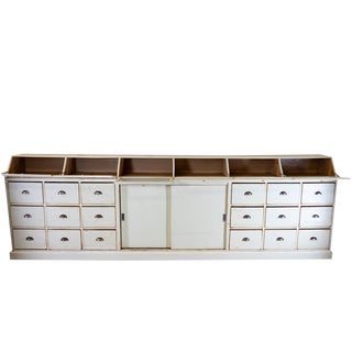 Short Cabinet with Drawers, 1940s For Sale