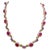 Bochic “Capri” Ruby, Amethyst, Peridot & Topaz Necklace In 18K Gold & Silver Elegant and Classic Italian style Natural...