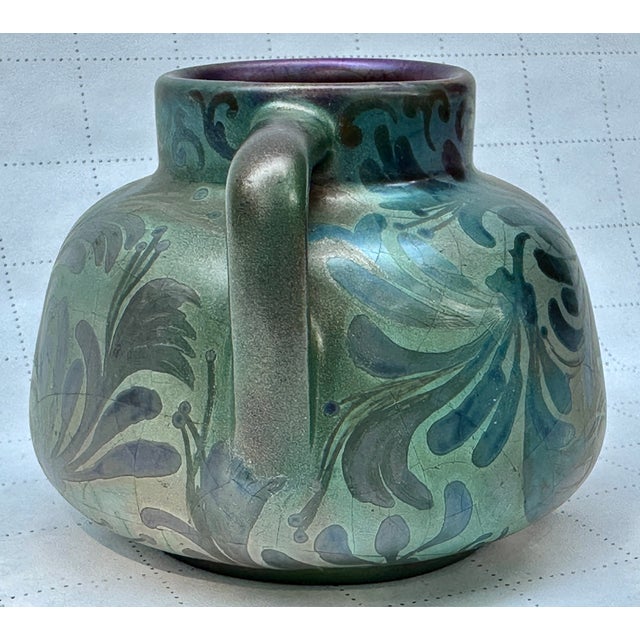 1990s Arts & Crafts Weller Sicard Cabinet Vase For Sale In Philadelphia - Image 6 of 9