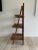 Shabby Chic 1960s Rustic Cottage-Style Folding Bamboo Etagere For Sale - Image 3 of 13