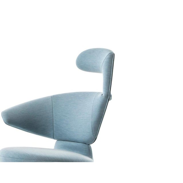 Textile Canta Armchair with Arms and Headrest by Toshiyuki Kita for Cassina For Sale - Image 7 of 12