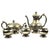 Metal Silver Tea Service, Early 20th Century, Set of 5 For Sale - Image 7 of 7