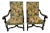 18th C. French Baroque Tapestry Armchairs - A Pair For Sale