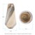 Glass Sand Art Tapered Glass Vase For Sale - Image 7 of 7
