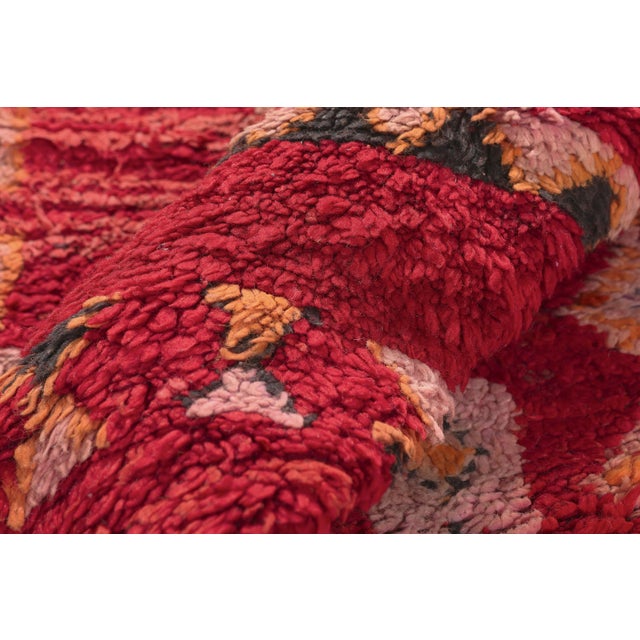 Vintage Boujad Moroccan Rug, 03'10 X 08'00 For Sale In Dallas - Image 6 of 10