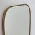 Mid-Century German Asymmetric Brass Wall Mirror, 1960s For Sale - Image 4 of 11