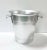 French Vintage French Aluminum Champagne Bucket - Mid-Century Ice Bucket With Side Handles For Sale - Image 3 of 7