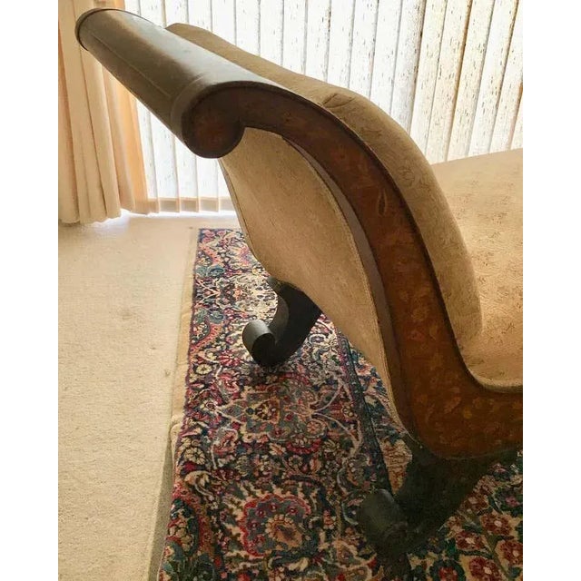 19th Century Dutch Marquetry Recamier For Sale In West Palm - Image 6 of 12