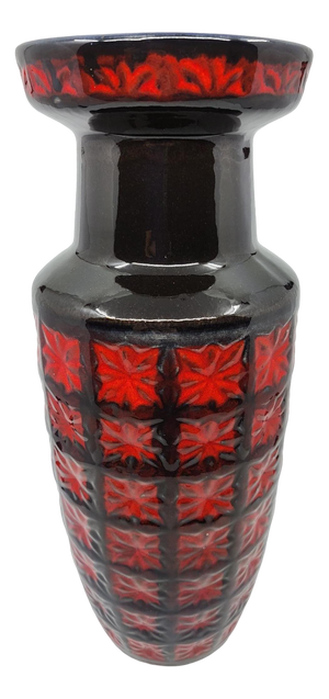 West German Vase in 2-Mesh Ceramic from Sheurich, Germany, 1970s