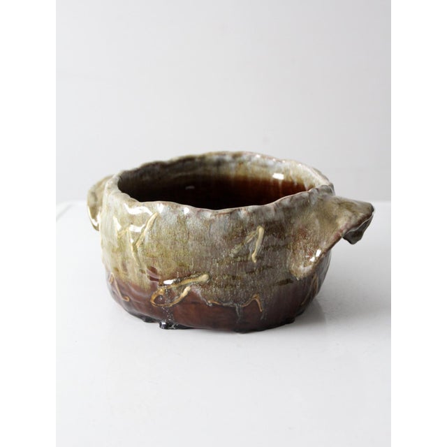 Contemporary Vintage Studio Pottery Bowl For Sale - Image 3 of 11