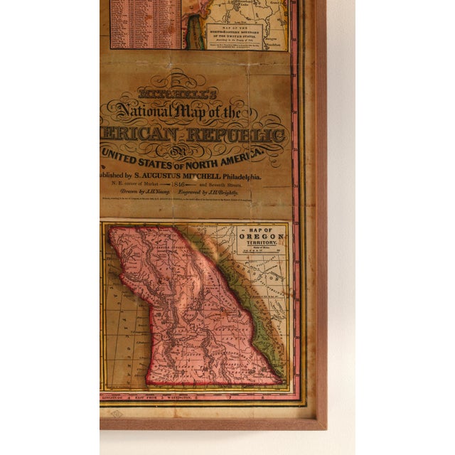Map of the American Republic by Samuel Augustus Mitchell, 1800s, Set of 2 For Sale - Image 3 of 7