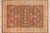 Textile Art Nouveau 1990's Floral Pak-Persian Brown/Beige Wool Rug - 6'2'' X 9'2'' For Sale - Image 7 of 9
