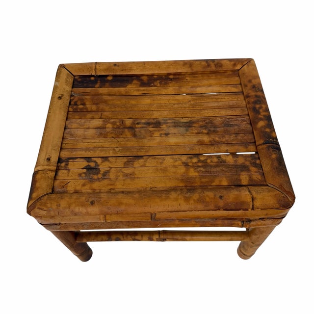 Bamboo Tabletop Plant or Display Stand For Sale - Image 4 of 4