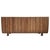 Slatted Teak Rounded Sideboard Credenza For Sale - Image 9 of 16