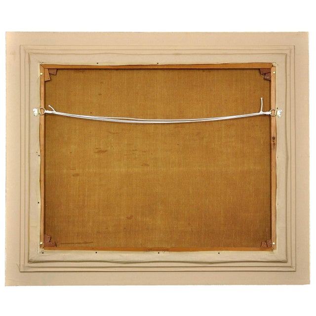 Harry Freckleton, Children with Their Pony in the Stableyard, 1960s, Oil on Canvas For Sale - Image 4 of 18