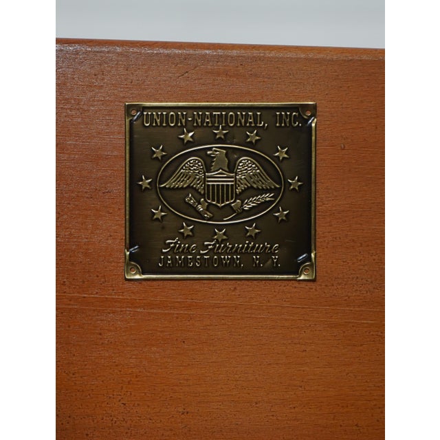 Union National French Paint Decorated Cherry Commode Chest For Sale - Image 17 of 18