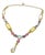 Bochic "Capri" Diamond, Amethyst, Topaz, Citrine & Peridot Necklace in 18K & Silver For Sale