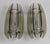 Italian Veca Smoked and Clear Glass Sconces from Veca, 1970s, Set of 2 For Sale - Image 3 of 18
