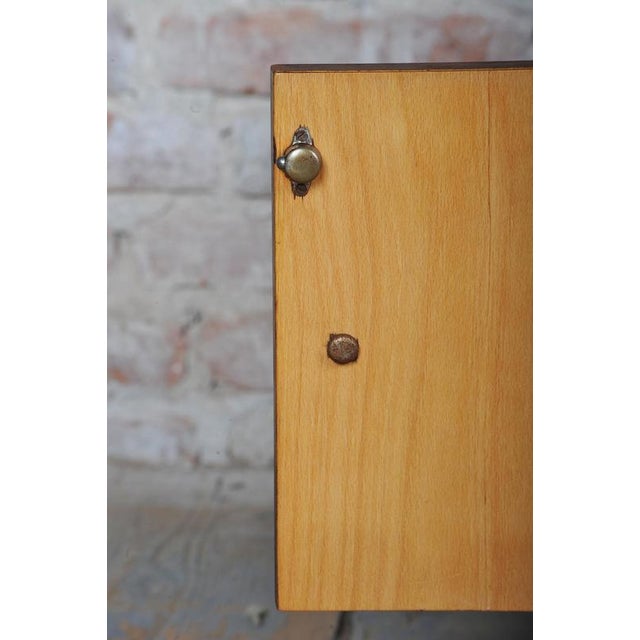 1930s Czech Bauhaus Beech, Maple and Chrome Bedside Tables, 1930s, Set of 2 For Sale - Image 5 of 15