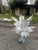 Metal Wonderful Large Italian Vintage Tole Metal Palm For Sale - Image 7 of 7