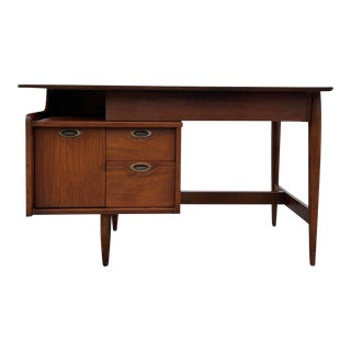 Dark Walnut Writing Desk in the Style of Hooker for Mainline For Sale