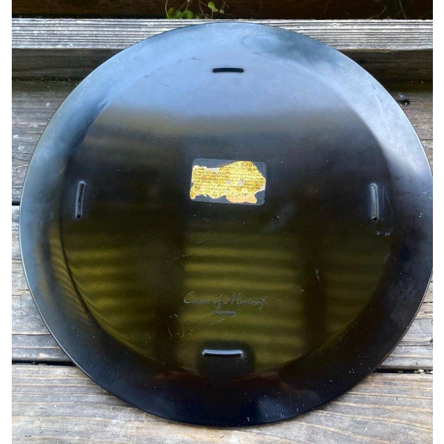 Vintage Couroc Monterey Hollywood Regency Sunburst Charger Plate For Sale - Image 11 of 15