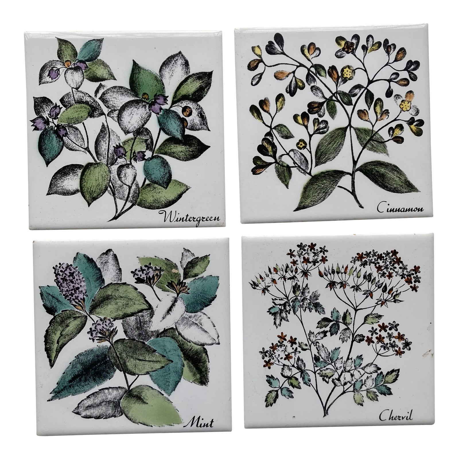 H&R Johnson（イギリス製）花柄タイル 150角 H&R Johnson（イギリス製