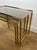 Brass 1940s Neoclassical style brass nesting tables by Maison Jansen For Sale - Image 8 of 12