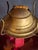 Pair Antique Bohemian Cranberry Cut-to-Clear Kerosene Lamps Marble Base P&a Eagle For Sale - Image 10 of 15
