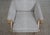 Pair Vintage French Louis XVI Newly Upholstered Lounge Chairs For Sale - Image 9 of 18