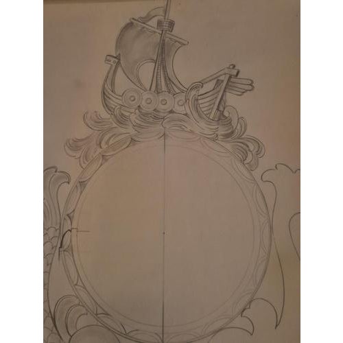 Unknown, Sketches, 1940s, Set of 3 For Sale - Image 13 of 17