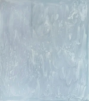 Large Abstract Painting, Oil on Canvas in Light Blue, Minimalist Modern Wall Art, Oversized Unstretched Rolled in Tube 55x63 Inches