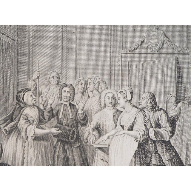 William Hogarth and J.V. Schley, Daily Life Scenes, Engraving For Sale - Image 11 of 12
