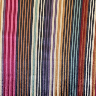 Multicolor Missoni Velvet Fabric- 3/4 Yard For Sale