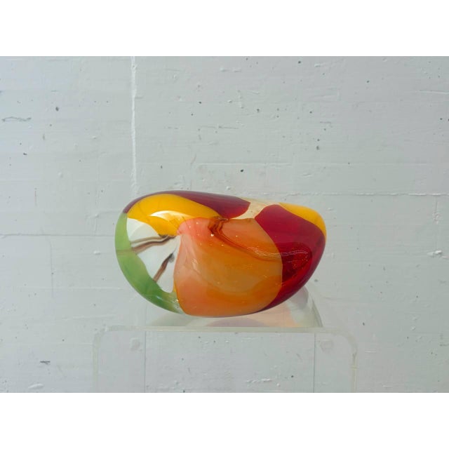 Studio Glass Vase fro Mdina Glass, Malta, 1970s For Sale - Image 4 of 17
