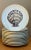 Vintage Coastal Fitz and Floyd Shell Motif Ceramic Plates - Set of Twelve For Sale In West Palm - Image 6 of 12