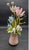 1980s Vintage 1986 Imperial Palace Enameled Tole Flower Bouquet Igor Faberge Franklin Mint For Sale - Image 5 of 10