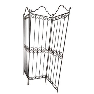 Vintage Wrought Iron Room Divider For Sale