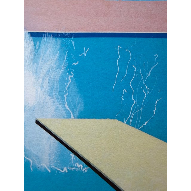 David Hockney, "A Bigger Splash", 1967, Forty Years of Modern Art Exhibition at the Tate London, Copyright David Hockney, Printed in Uk For Sale - Image 12 of 16
