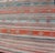 Cerulean Colorful Vintage Turkish Embroidered Kilim With Stripes and Geometric Motifs 5'5 X 10'4 For Sale - Image 8 of 14