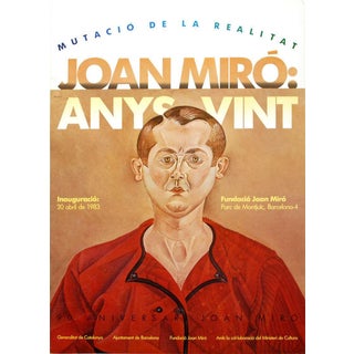 Anys Vint Exhibition Poster after Joan Miró For Sale