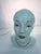 Italian Table Lamp with a Womans Head Made of Ceramic, 70s/80s Design, 1970s For Sale - Image 14 of 15