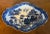 Chinoiserie Antique 18th Century English Spode Porcelain Lozenge Shape Dish in the Chinese Blue Willow Pattern For Sale - Image 3 of 10