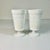White 1950s Vintage Americana Arts & Crafts Boho Chic Milk Glass Pedestal Ice Tea Glasses - Set of 5 For Sale - Image 8 of 9