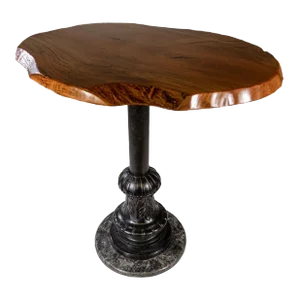 Enrico Bartolini Antiqued Nyc Lightpost Table