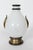 Barovier & Toso Barovier et Toso Murano Vase White & Black Vase with Gold Inclusions, Circa 1980 For Sale - Image 4 of 12