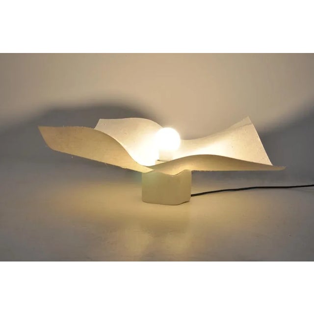 Ceramic Area Table Lamp attributed to Mario Bellini for Artemide, 1970s For Sale - Image 7 of 11