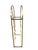 Brass Etagere Shelf Postmodern For Sale - Image 4 of 8