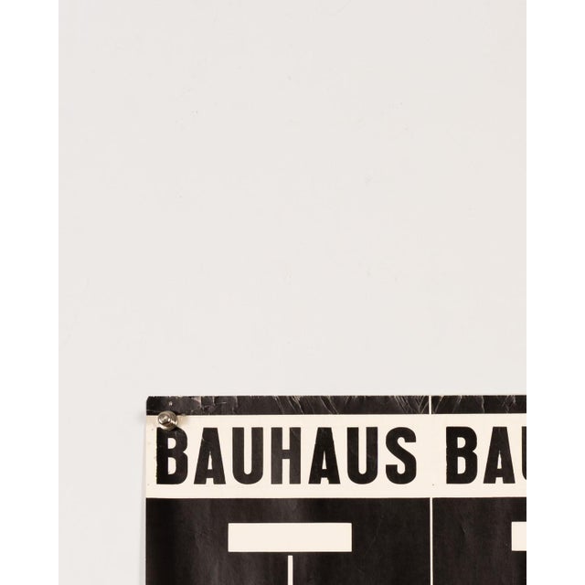 1970s Bauhaus Workshop Works Original Exhibition Poster, 1979 For Sale - Image 5 of 9