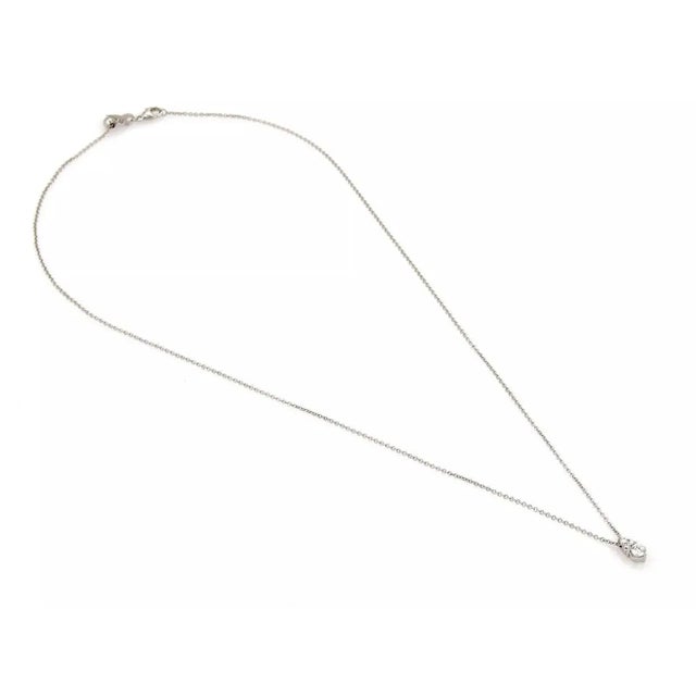 Hearts on Fire Triplicity Diamond 18k White Gold Pendant Necklace For Sale - Image 4 of 7